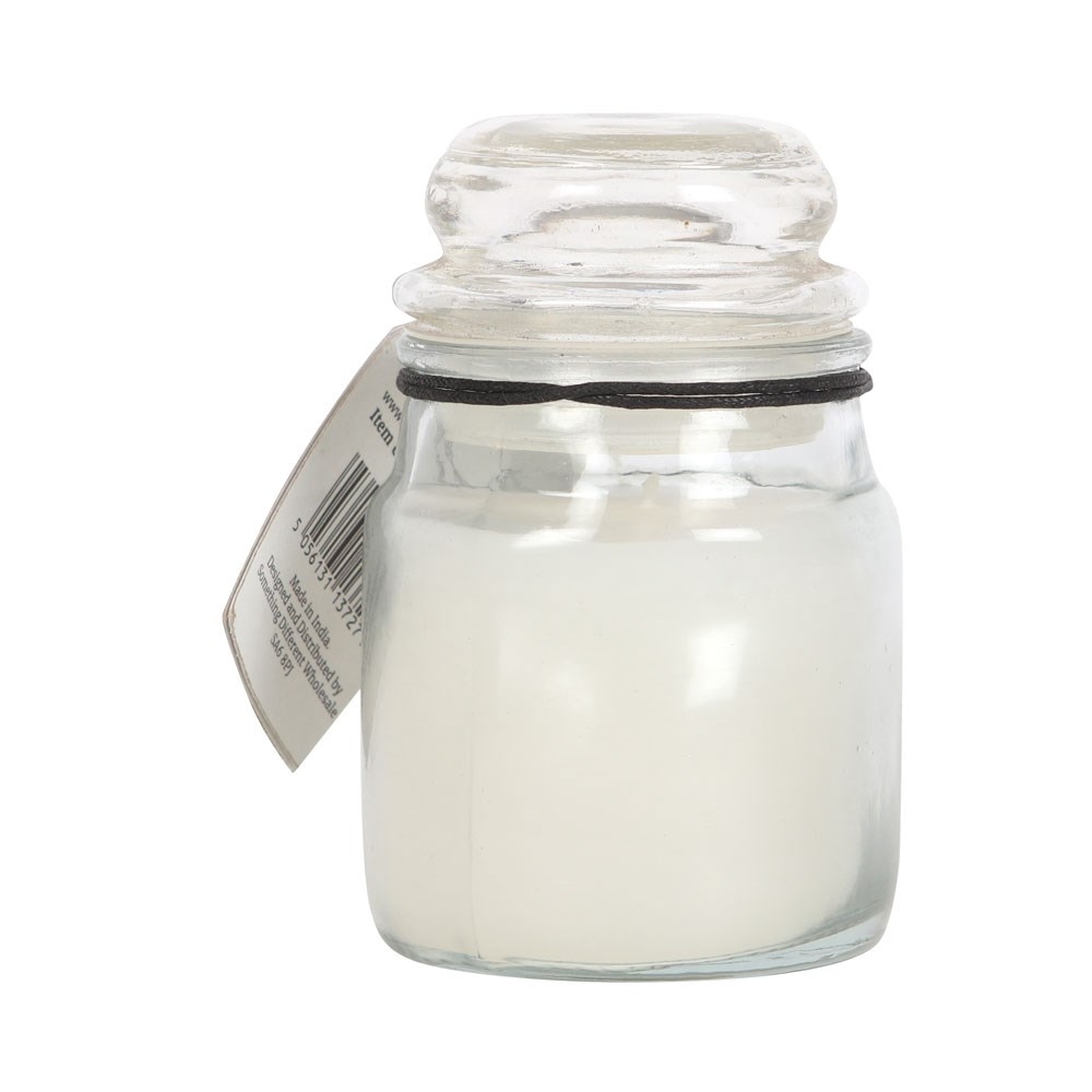 Something Different - White Sage 'Happiness' Spell Candle Jar Bougie Parfumée - Blanc
